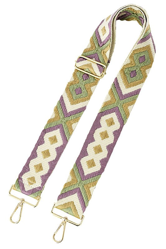 Aztec Tribal Pattern Crossbody Strap - Style 4