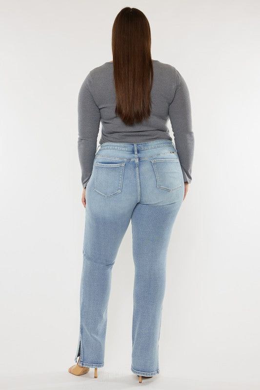 Y2K Mid Rise Bootcut Jean - Plus Size