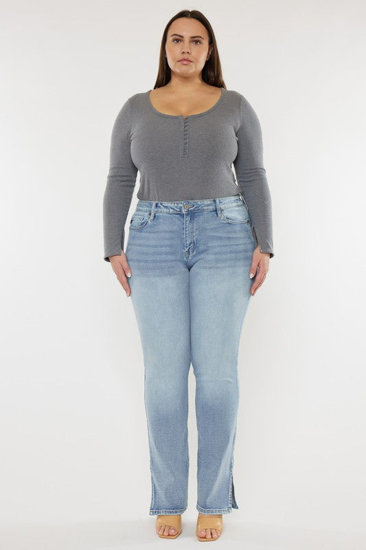 Y2K Mid Rise Bootcut Jean - Plus Size