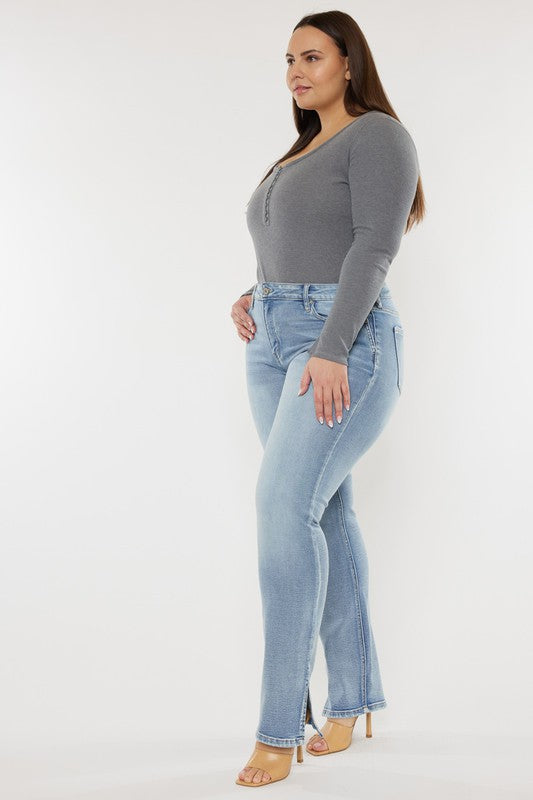 Y2K Mid Rise Bootcut Jean - Plus Size