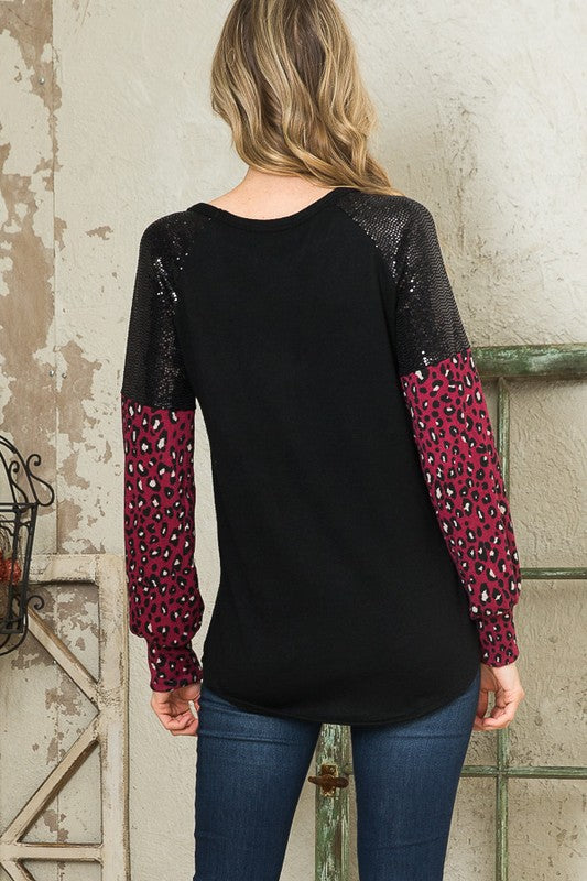 The Rawr Sequined Sweater Knit