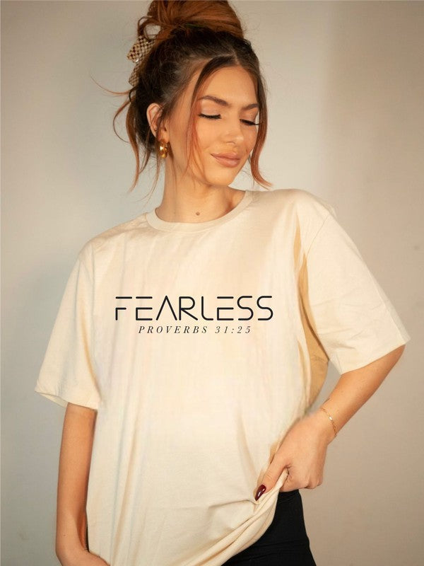 Fearless, Proverbs 31:25 Tee - Plus Size