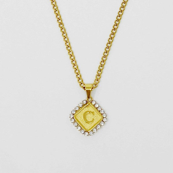 Aztec Delight Initial Necklace