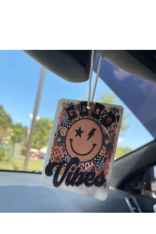 Good Vibes Retro Air Freshner