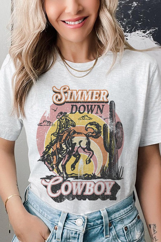 Simmer Down Cowboy Tee