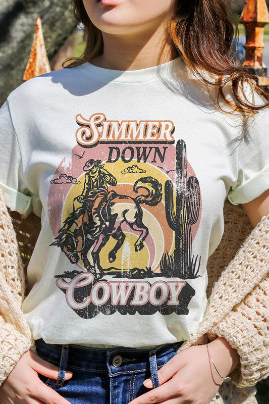 Simmer Down Cowboy Tee