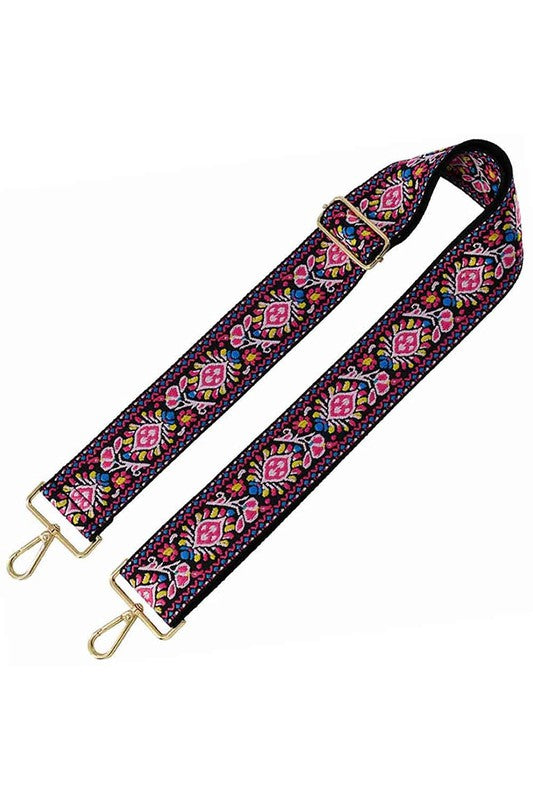 Aztec Flower Tribal Pattern Crossbody Strap - Style 11