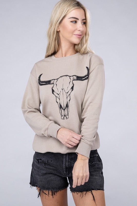 Steer Skull Sweatshirt