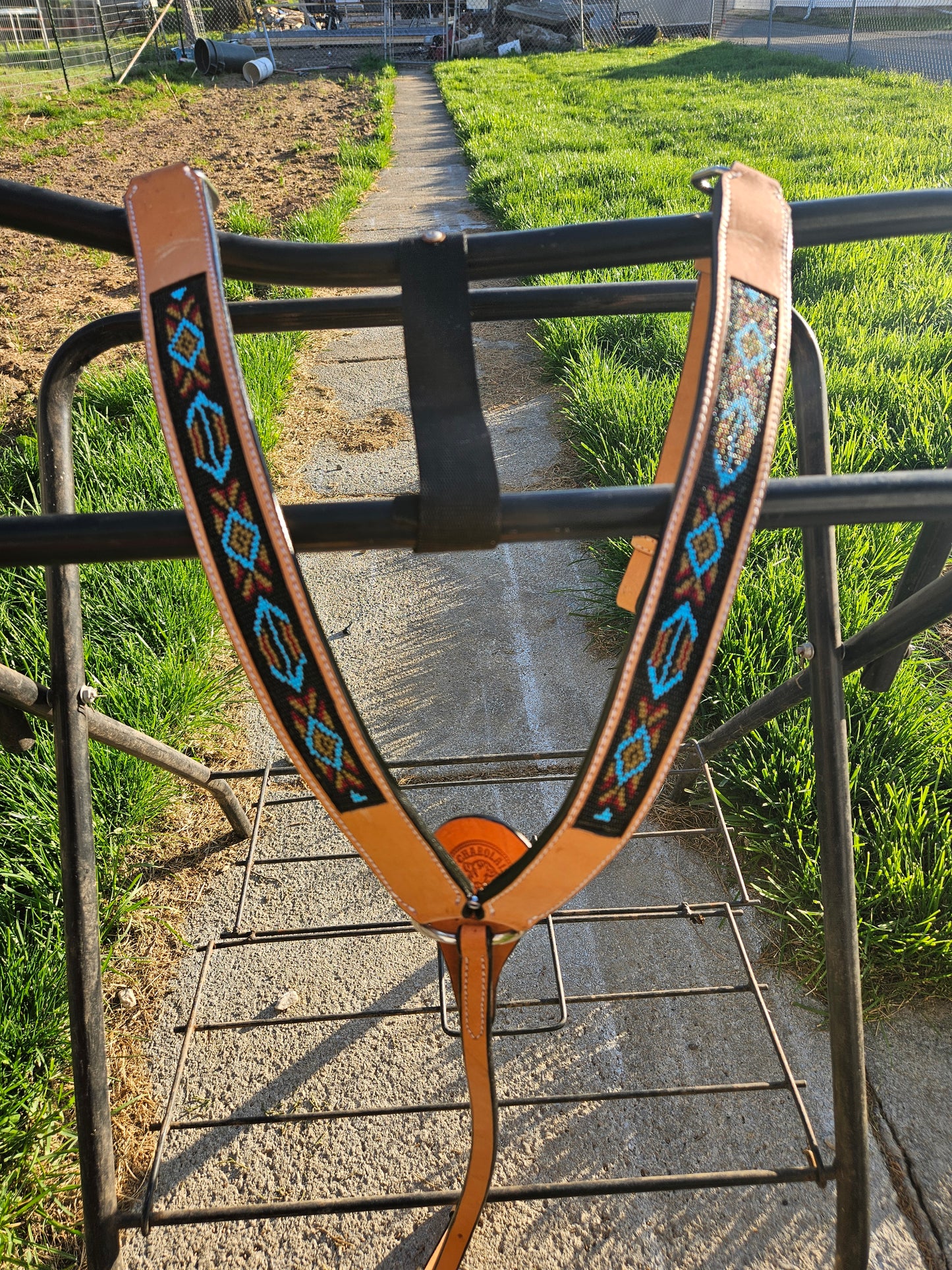 Charolais Beaded Breastcollars