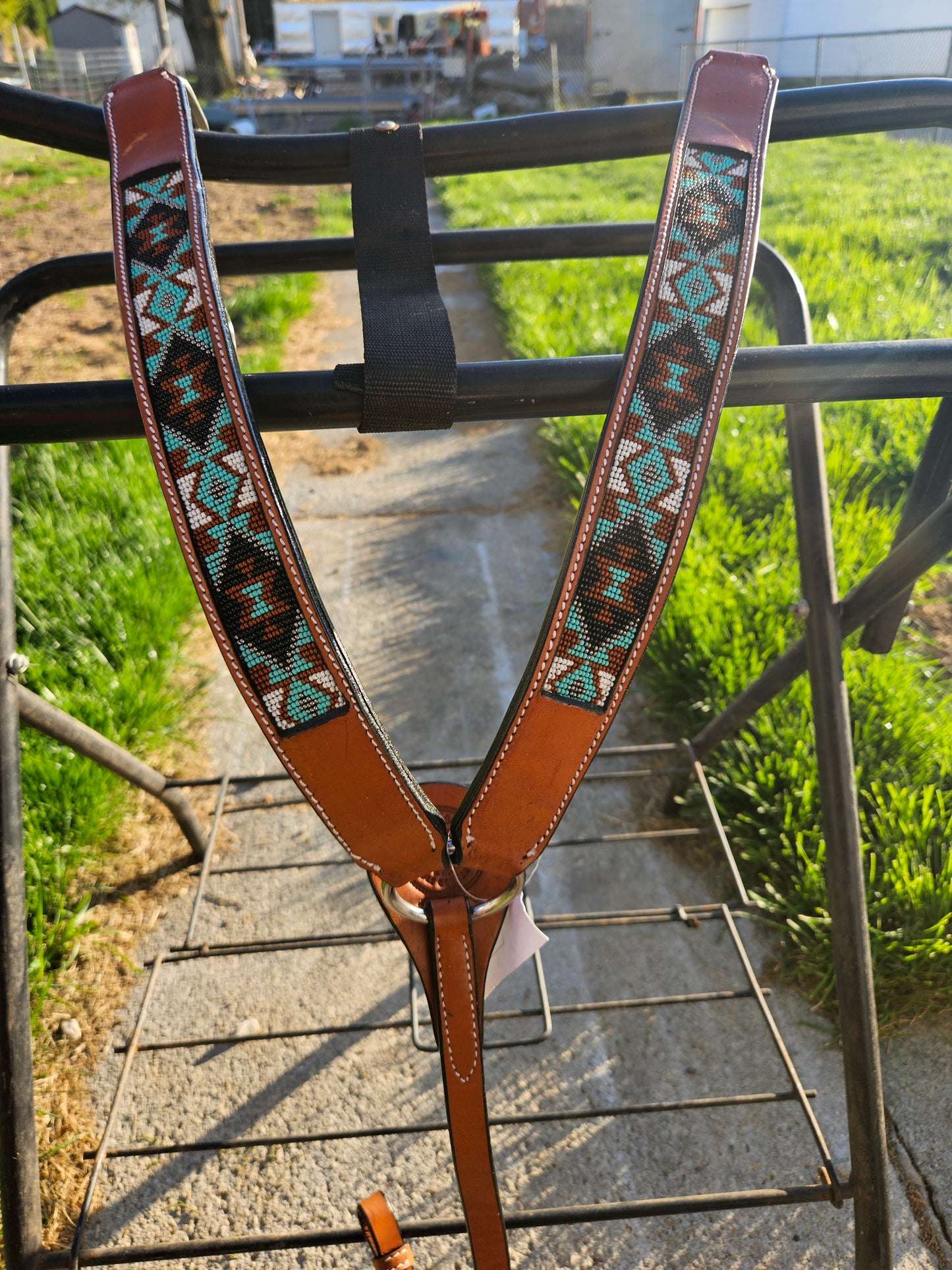 Charolais Beaded Breastcollars