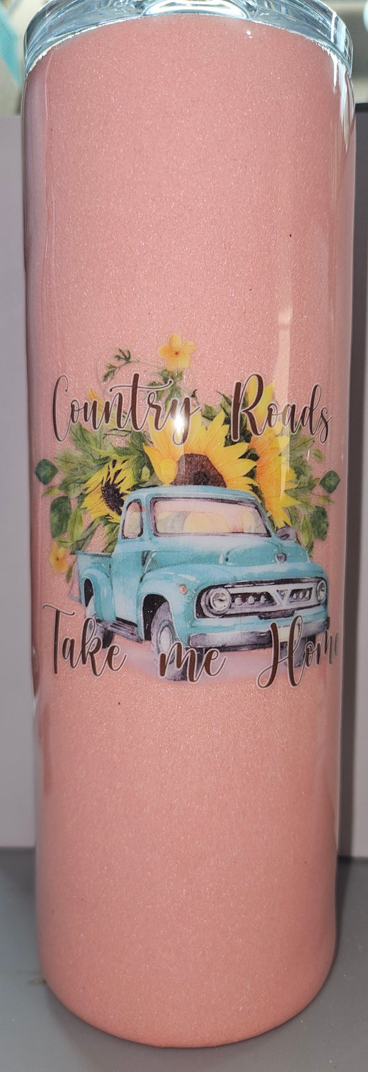 Country Roads 20oz Skinny Tumbler