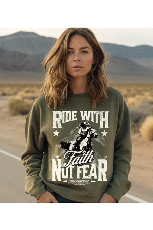 Ride with Faith Crewneck Sweatshirt
