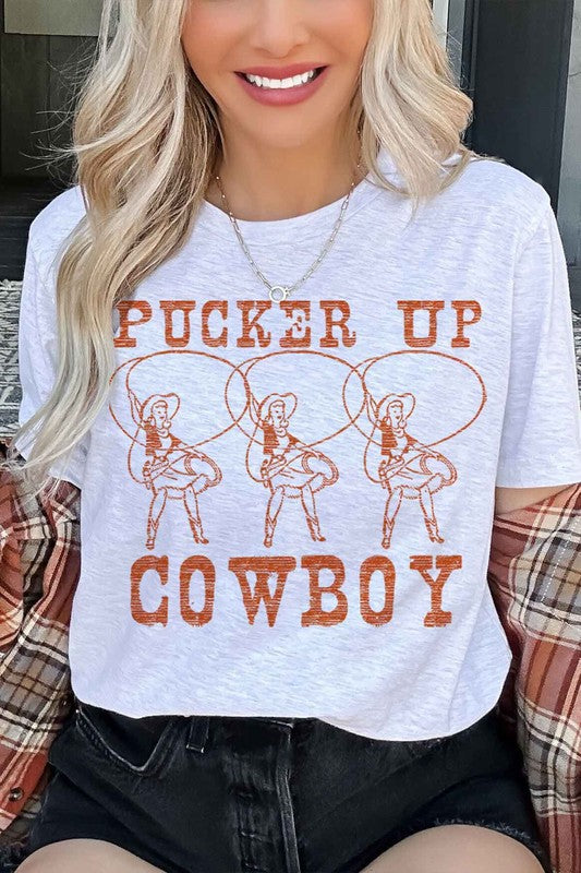 Pucker Up Cowboy Tee