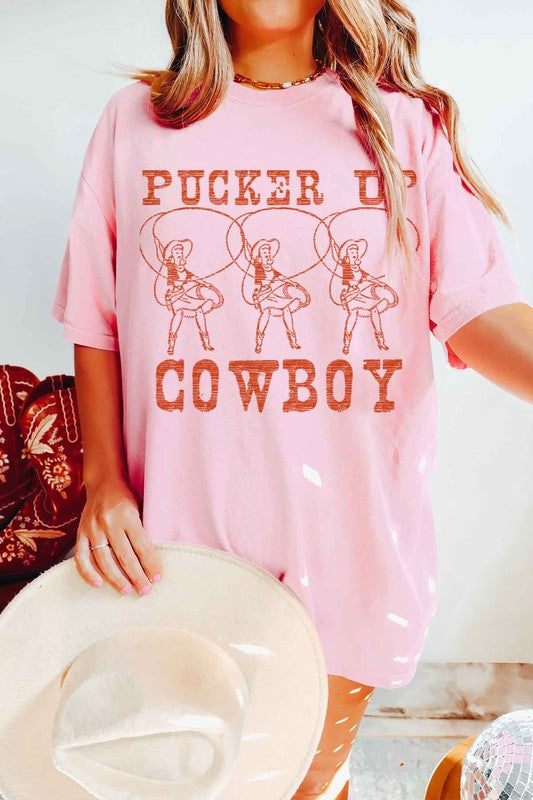 Pucker Up Cowboy Tee