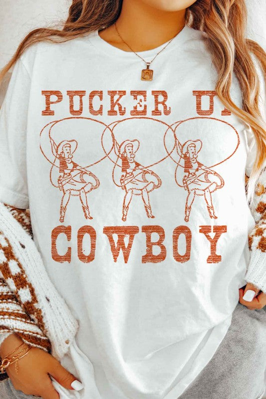 Pucker Up Cowboy Tee