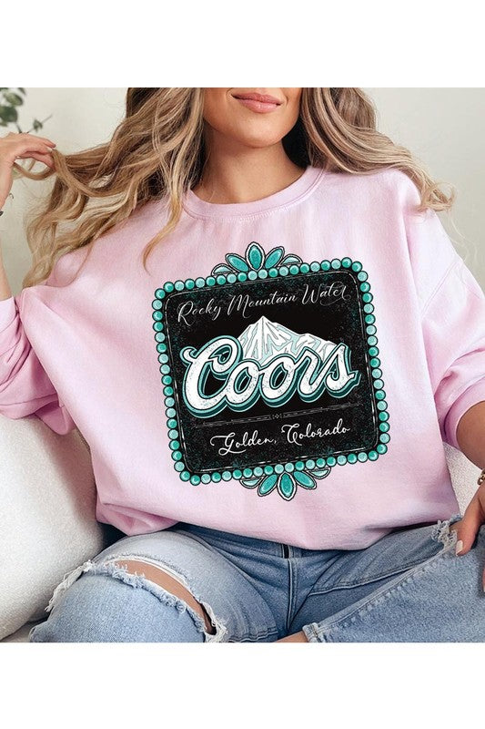 Coors Rocky Mountain Crewneck Sweatshirt