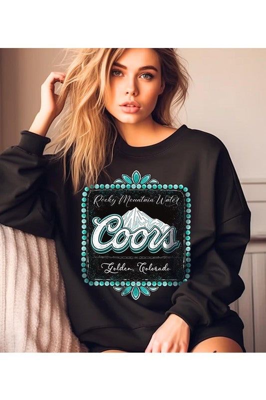 Coors Rocky Mountain Crewneck Sweatshirt
