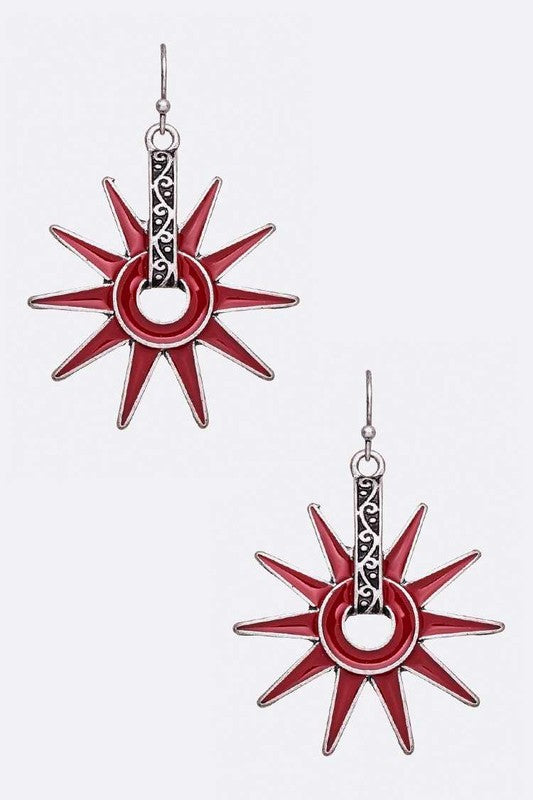 Sun Burst Earrings