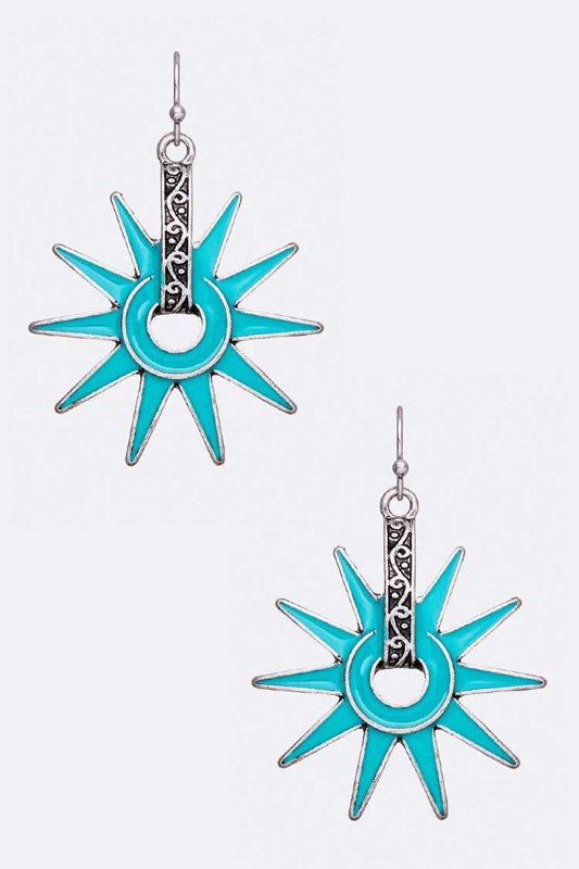 Sun Burst Earrings