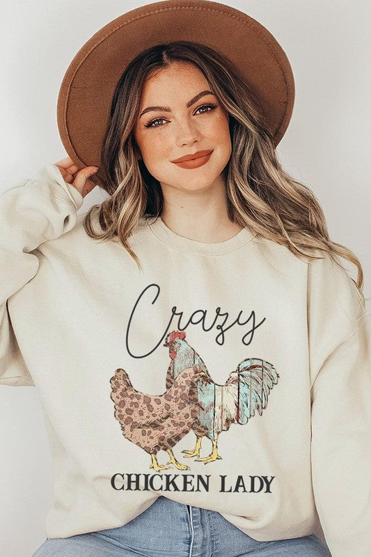 Crazy Chicken Lady Sweatshirt