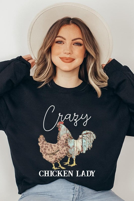 Crazy Chicken Lady Sweatshirt