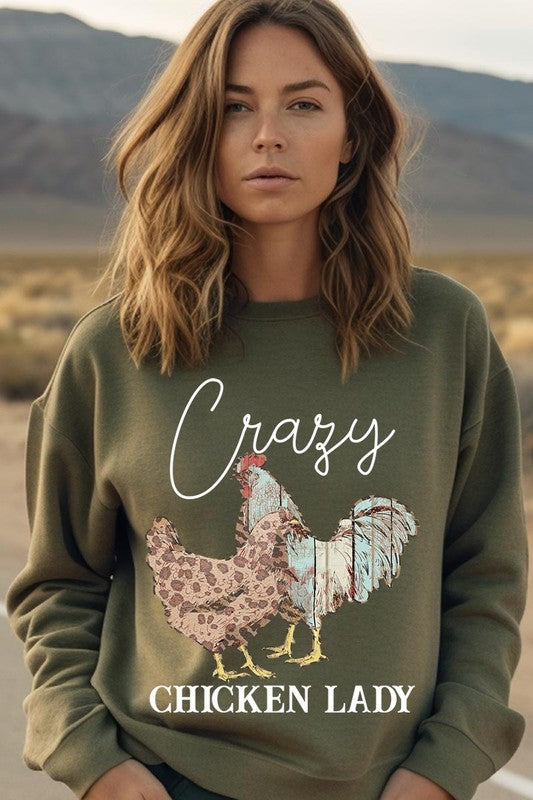 Crazy Chicken Lady Sweatshirt