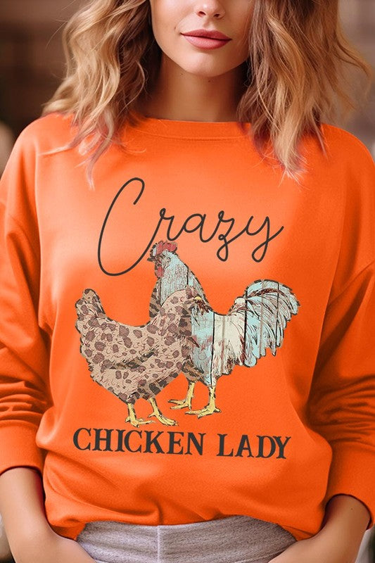 Crazy Chicken Lady Sweatshirt