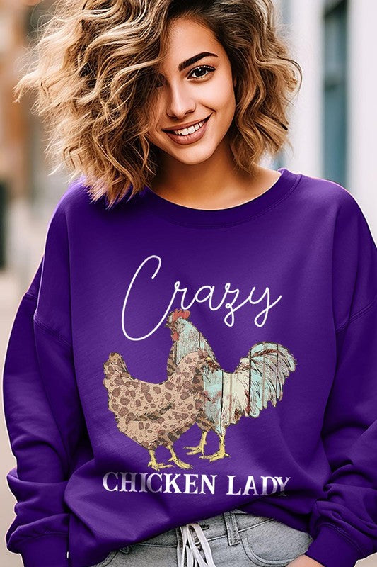 Crazy Chicken Lady Sweatshirt