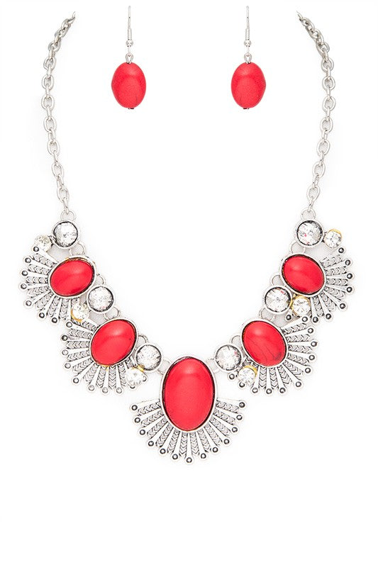 Western Statement Necklace Set