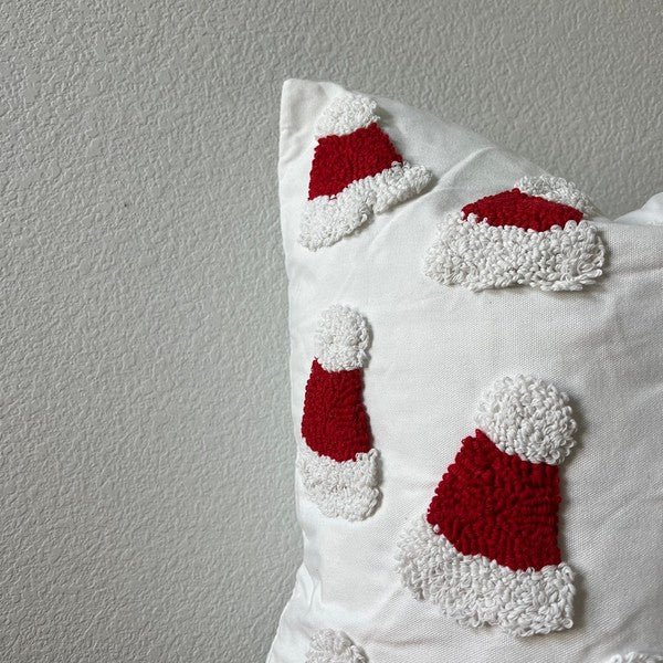 Santa Hat Throw Pillow Covers