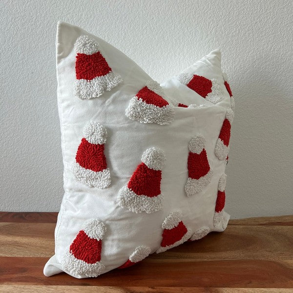 Santa Hat Throw Pillow Covers