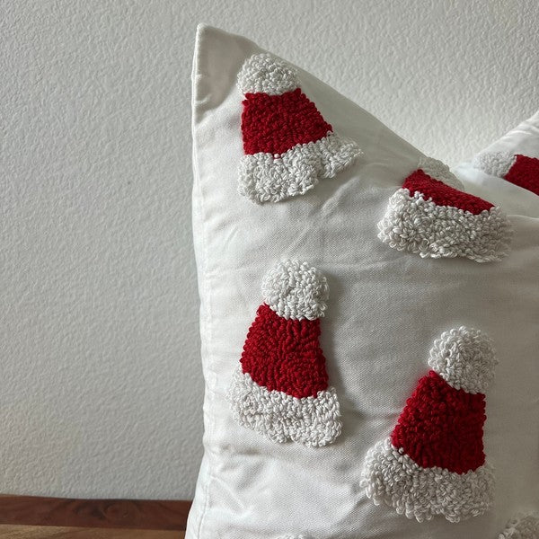 Santa Hat Throw Pillow Covers