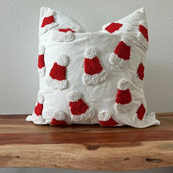 Santa Hat Throw Pillow Covers