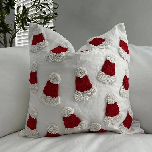 Santa Hat Throw Pillow Covers