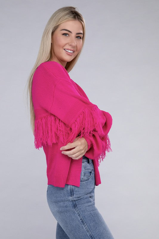 Hey Barbie Tassel Cardigan