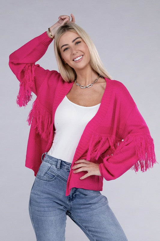 Hey Barbie Tassel Cardigan