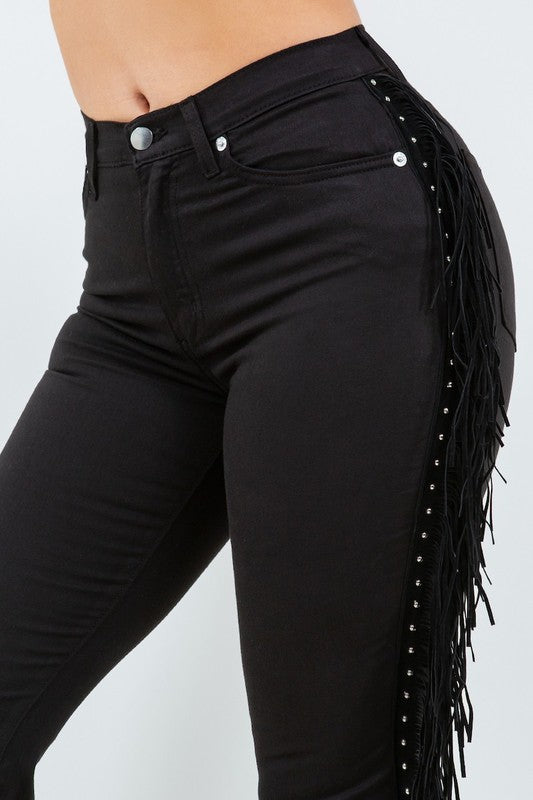 Texas Sun Fringe Bell Bottom Jean