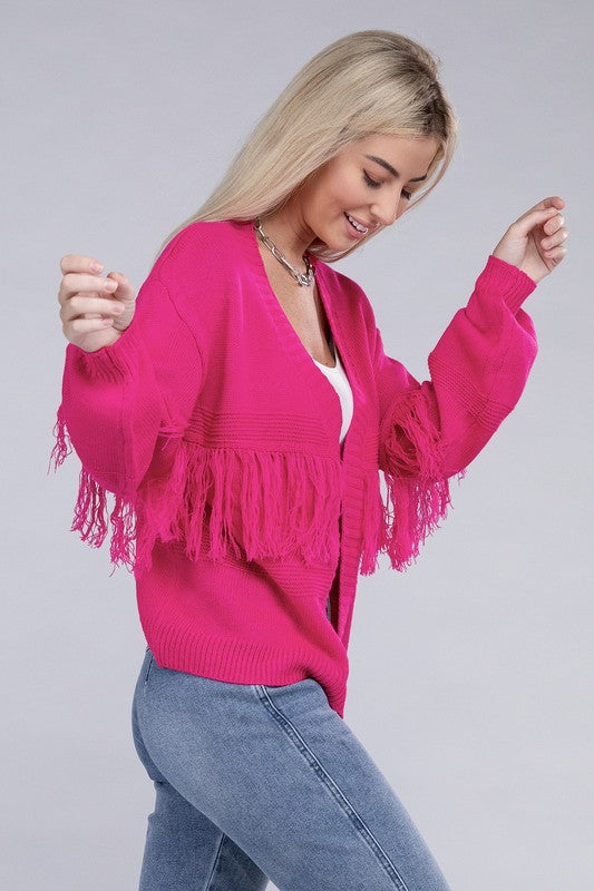 Hey Barbie Tassel Cardigan