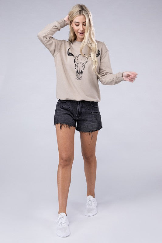 Steer Skull Sweatshirt