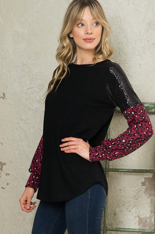 The Rawr Sequined Sweater Knit