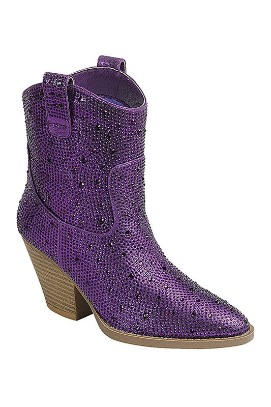 River Rhinestone Bootie