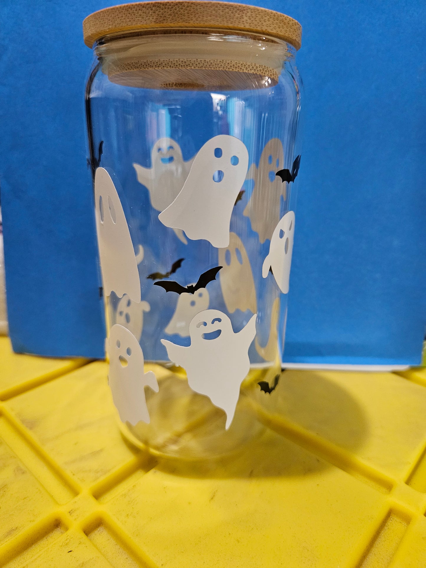 Halloween Glass Can Cups